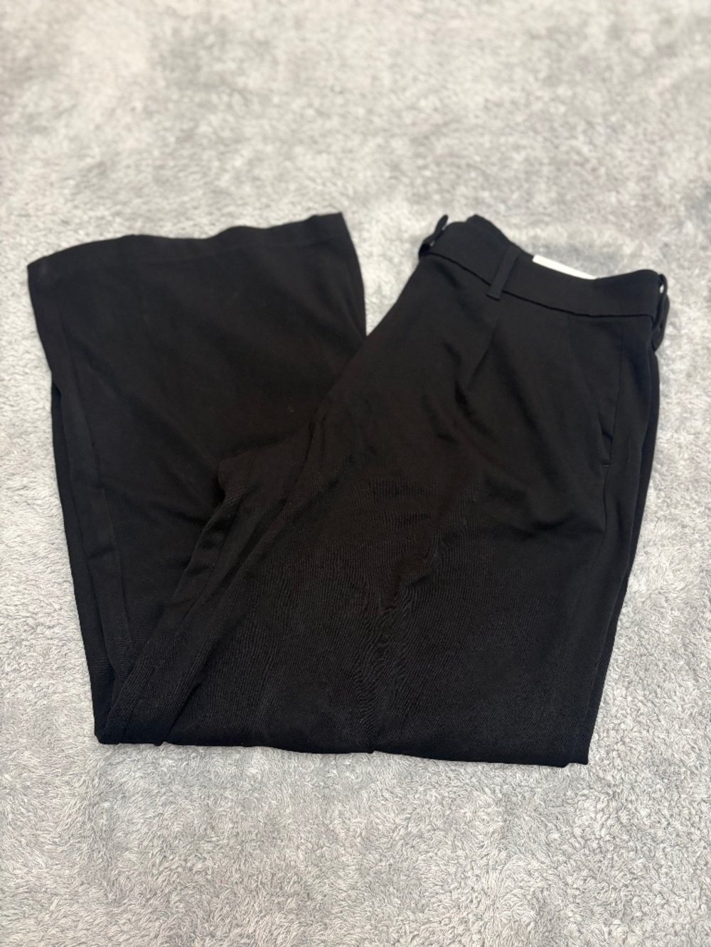 Women's American Eagle Black Wide Leg Trouser Dress Pants